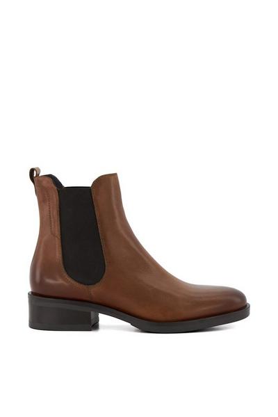'Panoramic' Leather Chelsea Boots
