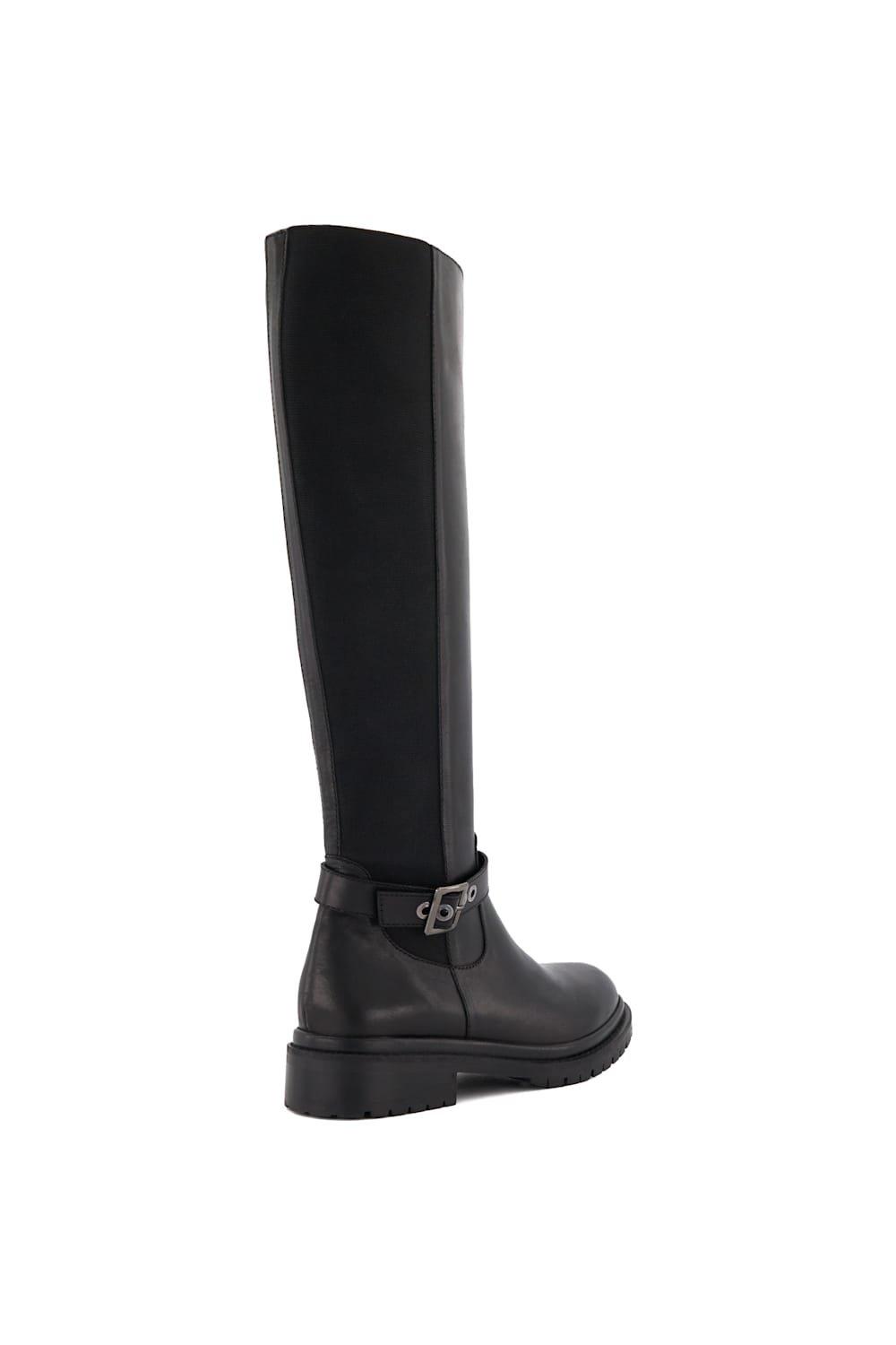 Boots Teller Leather Knee High Boots Dune London