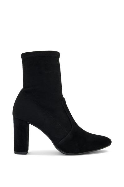 Wide Fit 'Optical' Suede Ankle Boots