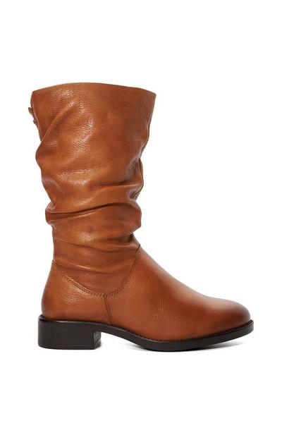 'Tyling' Leather Calf Boots