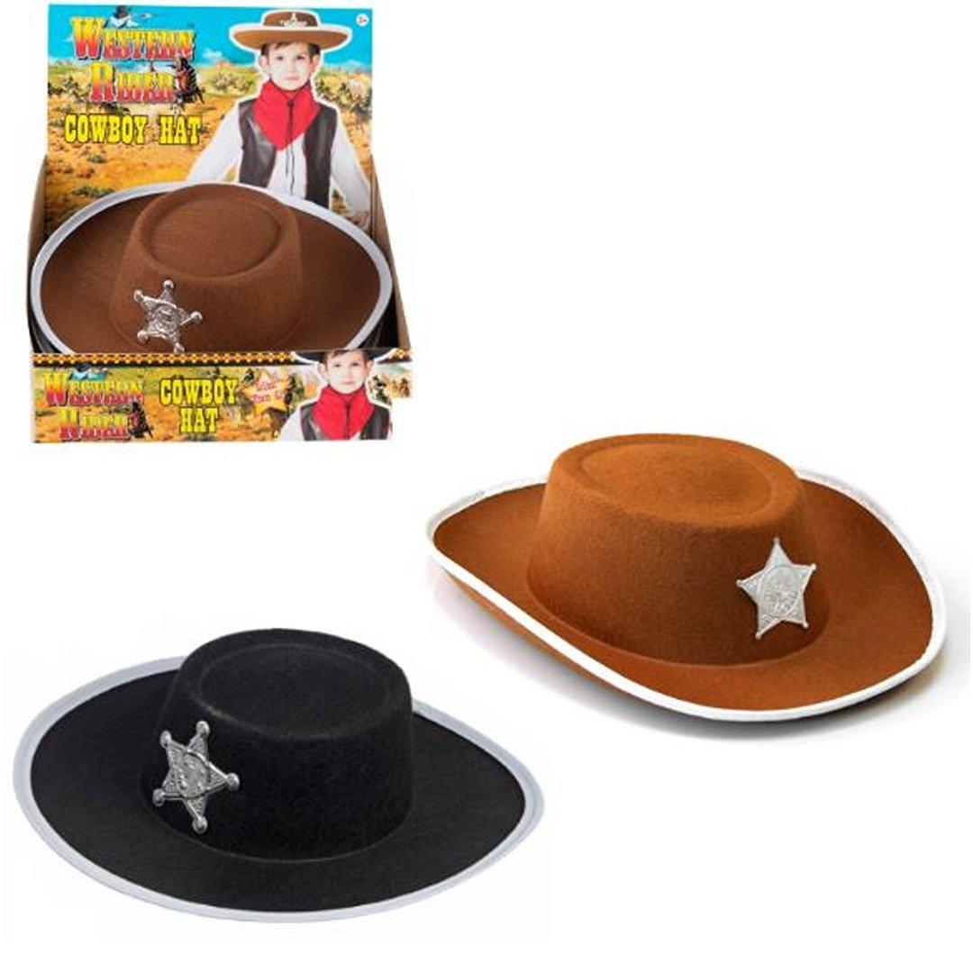 Kids Cowboy Hat   Black Or Brown
