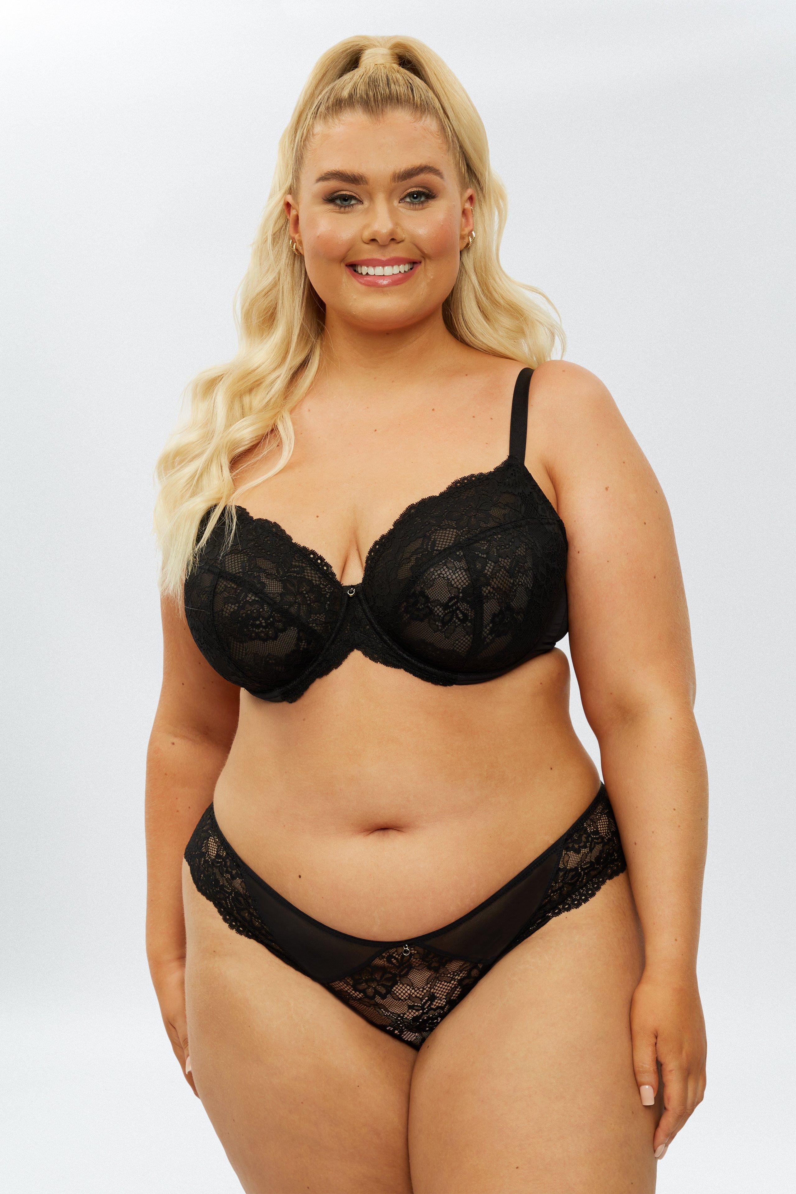 Sexy Lace Planet Fuller Bust DD+ Non Pad Black