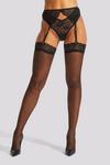 Ann Summers Lace Top Stocking and Criss Cross Knicker Set thumbnail 1