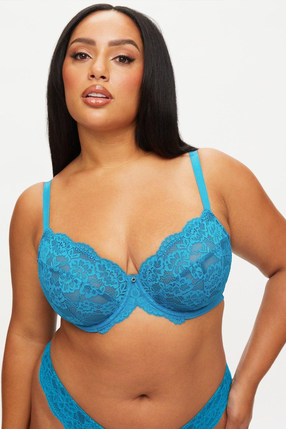 Sexy Lace Planet Fuller Bust Non Padded Plunge Bra