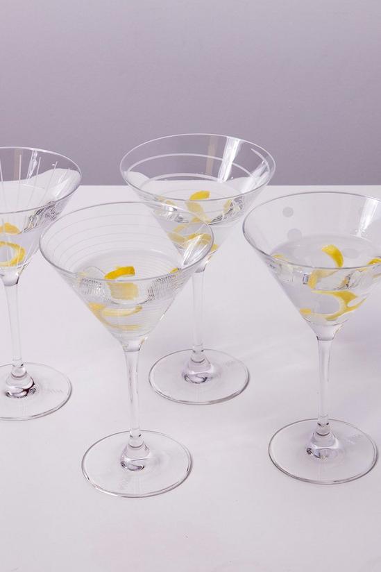 Mikasa Cheers Set Of 4 Martini Glasses 1