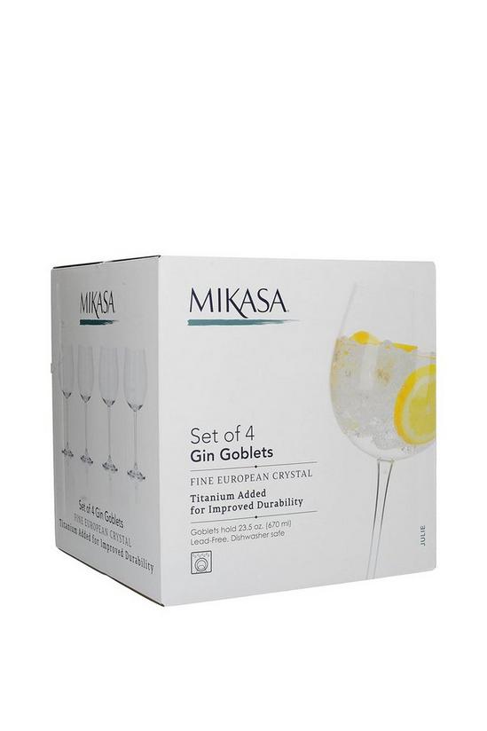 Mikasa Julie Set Of 4 Gin Goblets 4