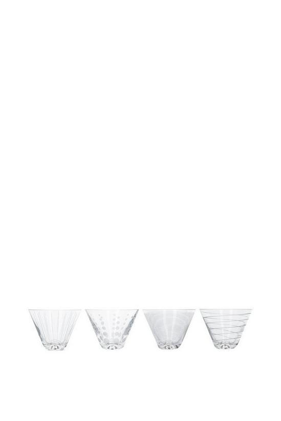 Mikasa Cheers Pack Of 4 Stemless Martini Glasses 1