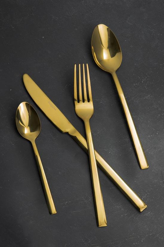 Mikasa Gold Ciara Diseno 16 Piece Cutlery Set 1