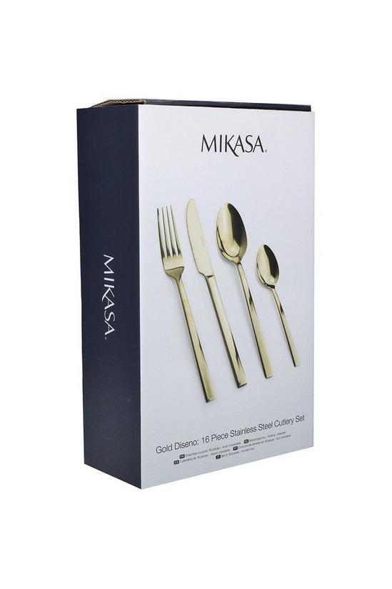 Mikasa Gold Ciara Diseno 16 Piece Cutlery Set 4