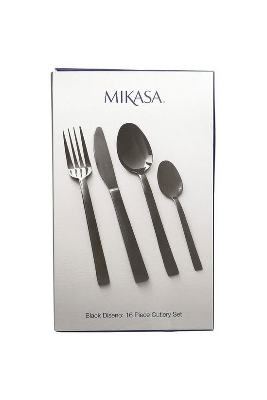 Mikasa Black Ciara Diseno 16 Piece Cutlery Set PVD 3