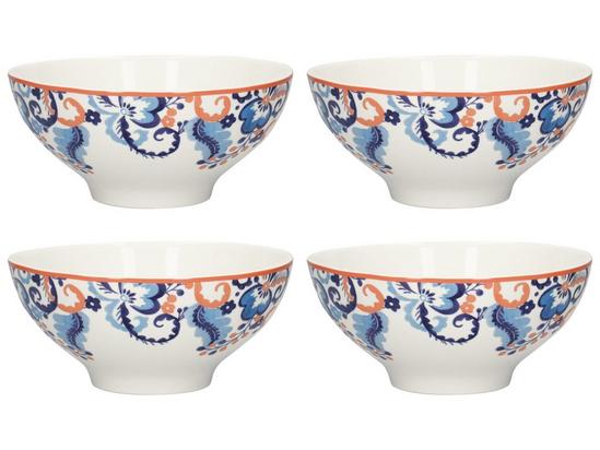V & A Rococo Silk Set Of 4 Cereal Bowls 1