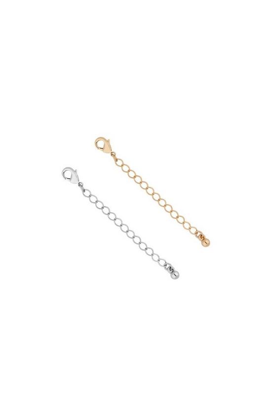 Jon Richard Gold and Silver Extension Chains - Pack of 2 1