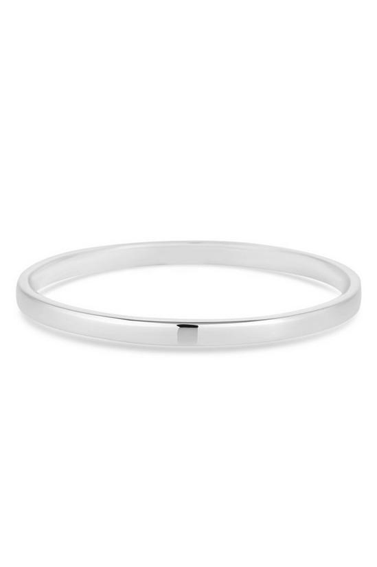 Simply Silver Sterling Silver 925 Classic Bangle 1