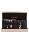 Jon Richard Gift Packaged Silver Crystal Infinity Jewellery Set thumbnail 1