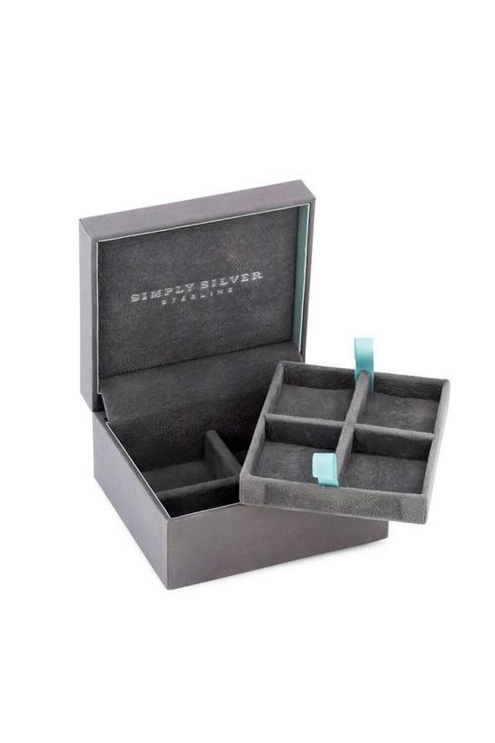 Simply Silver Grey Two Layer Gift Jewellery Box 1