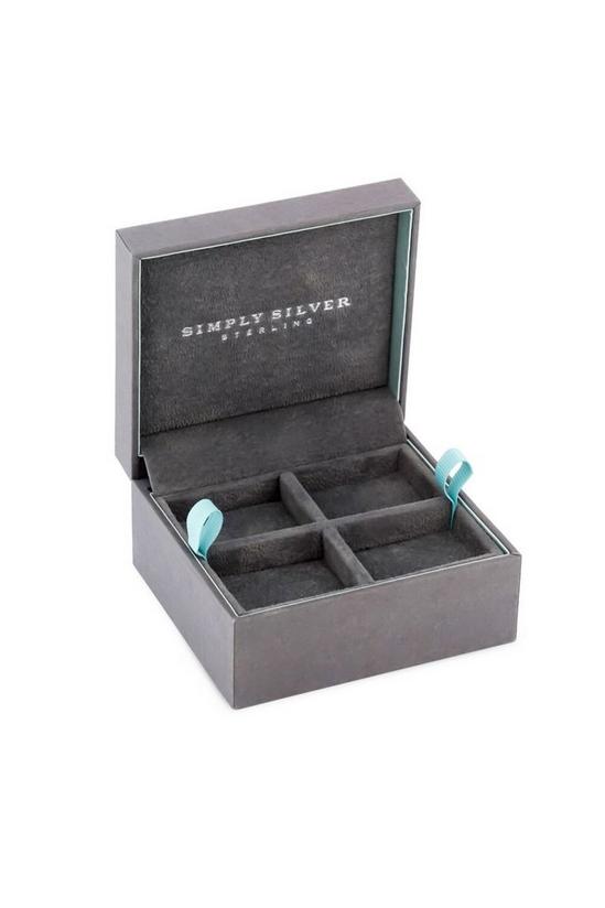 Simply Silver Grey Two Layer Gift Jewellery Box 2