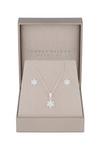 Simply Silver Sterling Silver 925 Flower Jewellery Set - Gift Boxed thumbnail 1