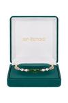 Jon Richard Gift Packaged Gold And Emerald Green Cubic Zirconia Bracelet thumbnail 1