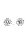 Simply Silver Sterling Silver 925 Polished Knot Stud Earrings thumbnail 1