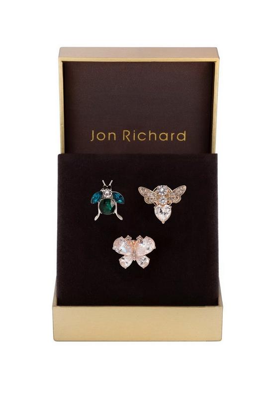Jon Richard Gift Packaged Gold Bug 3 Pack Brooch 1