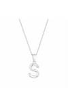 Simply Silver Gift Packaged Sterling Silver 925 Alphabet Necklace - Letter S Necklace thumbnail 1