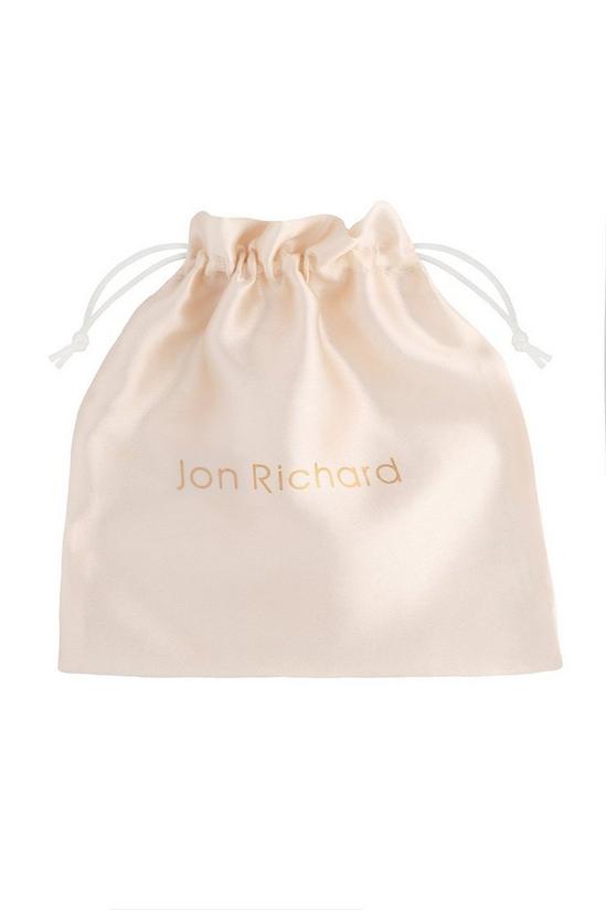 Jon Richard Molly Rose Gold Leaf And Navette Circle Clip - Gift Pouch 3
