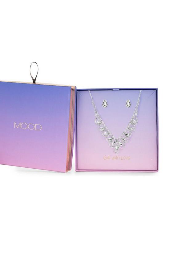 Mood Silver Statement Necklace and Earring Jewellery Set 2