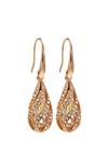 Jon Richard Jon Richard Radiance Collection -Rose Gold Cage Drop Earrings Embellished With Crystals thumbnail 1