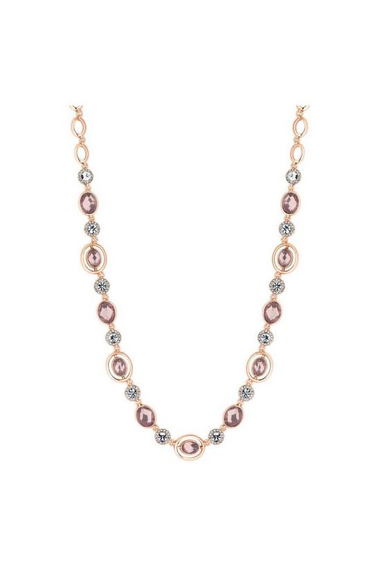 Jon Richard Rose Gold And Pink Necklace 1