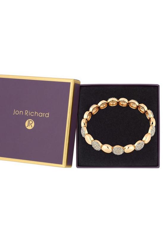 Jon Richard Gold Round Stretch Bracelet 2
