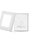Simply Silver Gift Packaged Sterling Silver 925 Open Heart Necklace thumbnail 3