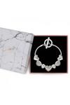 Lipsy Silver with Crystal Charm T-Bar Bracelet Gift Set thumbnail 2