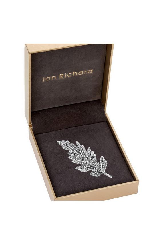 Jon Richard Silver Plate Leaf Brooch 2