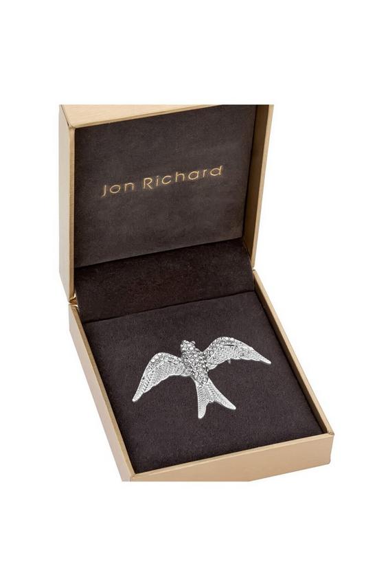 Jon Richard Silver Plate Bird Brooch 2