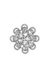 Jon Richard Gift Packaged Silver Crystal Flower Brooch thumbnail 1