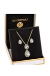 Jon Richard Gift Packaged Gold Cubic Zirconia Earring And Necklace Set thumbnail 2