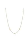 Simply Silver Sterling Silver 925 Two-Tone Mesh Station Necklace thumbnail 1