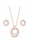 Mood Rose Gold Crystal Rings Necklace and Earring Jewellery sets thumbnail 1