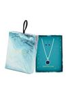 Mood Gift Packaged Silver Round Necklace and Earring Jewellery Set thumbnail 2
