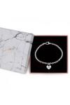 Lipsy Gift Packaged Silver Heart Chain Bracelet thumbnail 2