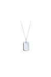 Simply Silver Simply Silver Sterling Silver 925 Tag Necklace thumbnail 1