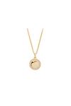 Simply Silver Gold Plated Sterling Silver 925 Cubic Zirconia Round Necklace thumbnail 1