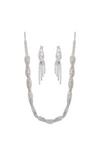 Jon Richard Silver Plated Dia Necklace And Earring Set thumbnail 2