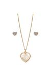 Jon Richard Gold Plated Heart Shaker Necklace And Earrinds thumbnail 2
