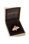 Jon Richard Gold Plate Bee Brooch - Gift Boxed thumbnail 1