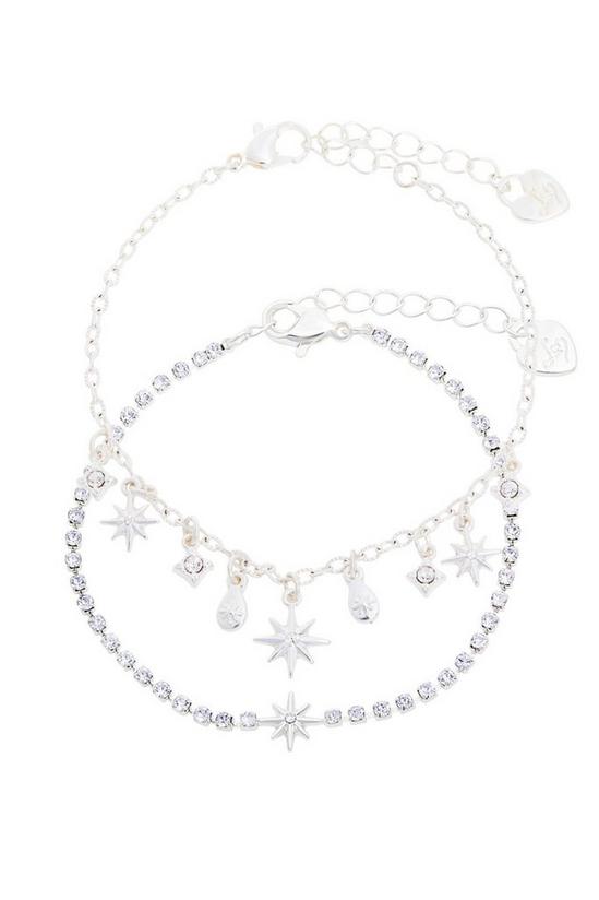 Lipsy Silver Celestial Charm Bracelet - Gift Boxed 2