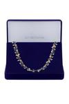 Jon Richard Gold Plated Cubic Zirconia And Blue Mixed Stone Necklace - Gift Boxed thumbnail 1