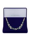 Jon Richard Gold Plated Cubic Zirconia And Emerald Mixed Stone Necklace - Gift Boxed thumbnail 1