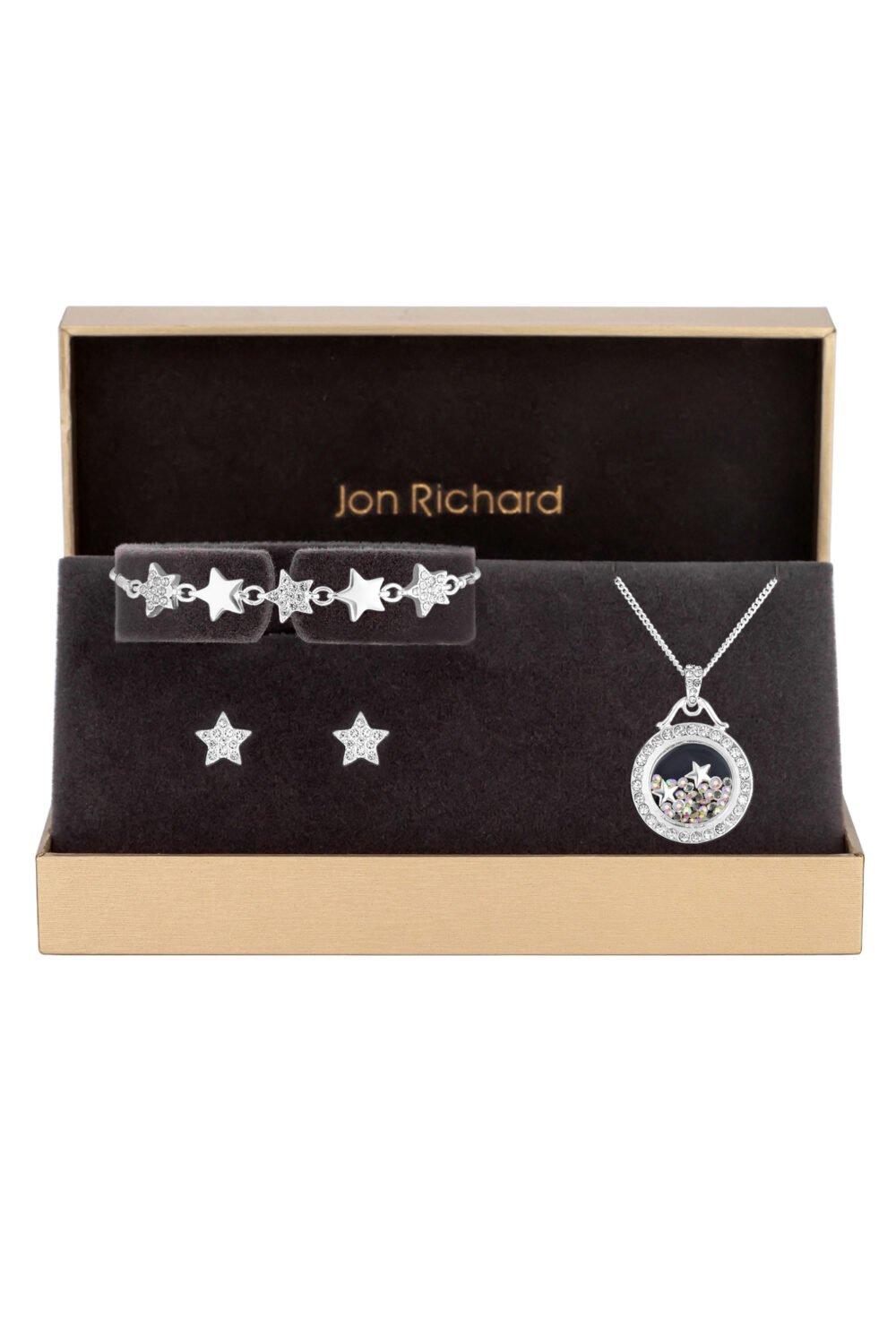 Jon Richard Jon Richard Silver Plated Star Shaker Trio Set - Gift Boxed