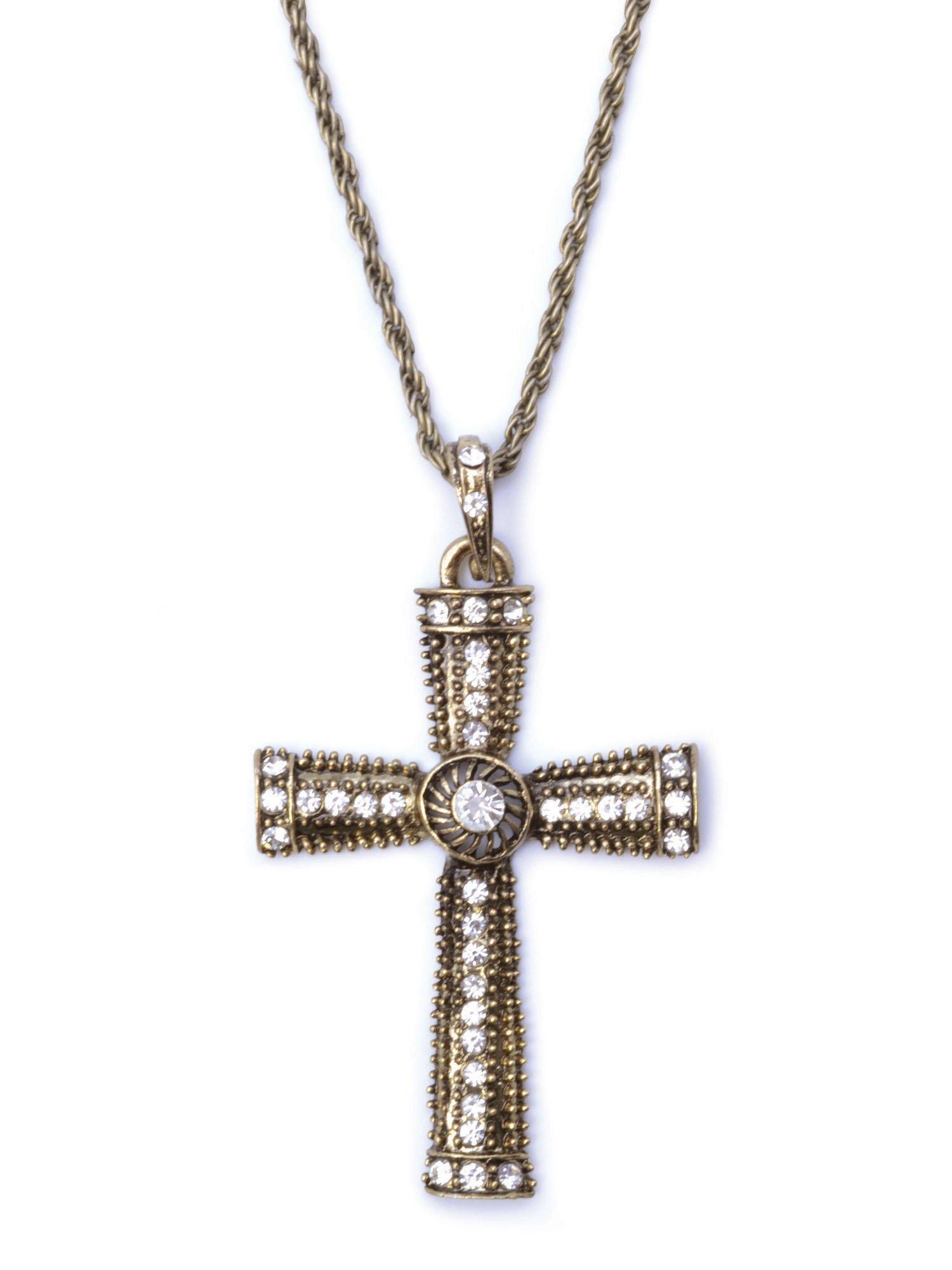 Cross Necklace Jewelled